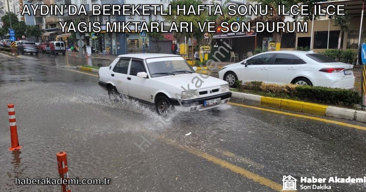 "Aydın'da Bereketli Hafta Sonu: İlçe İlçe Yağış Miktarları ve Son Durum" başlıklı haber için fotorea