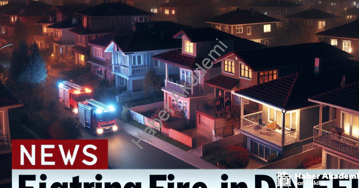 "Aydın Efeler'de Korkutan Yangın: Komşuların Dikkati Facianın Önüne Geçti" başlıklı haber için fotor