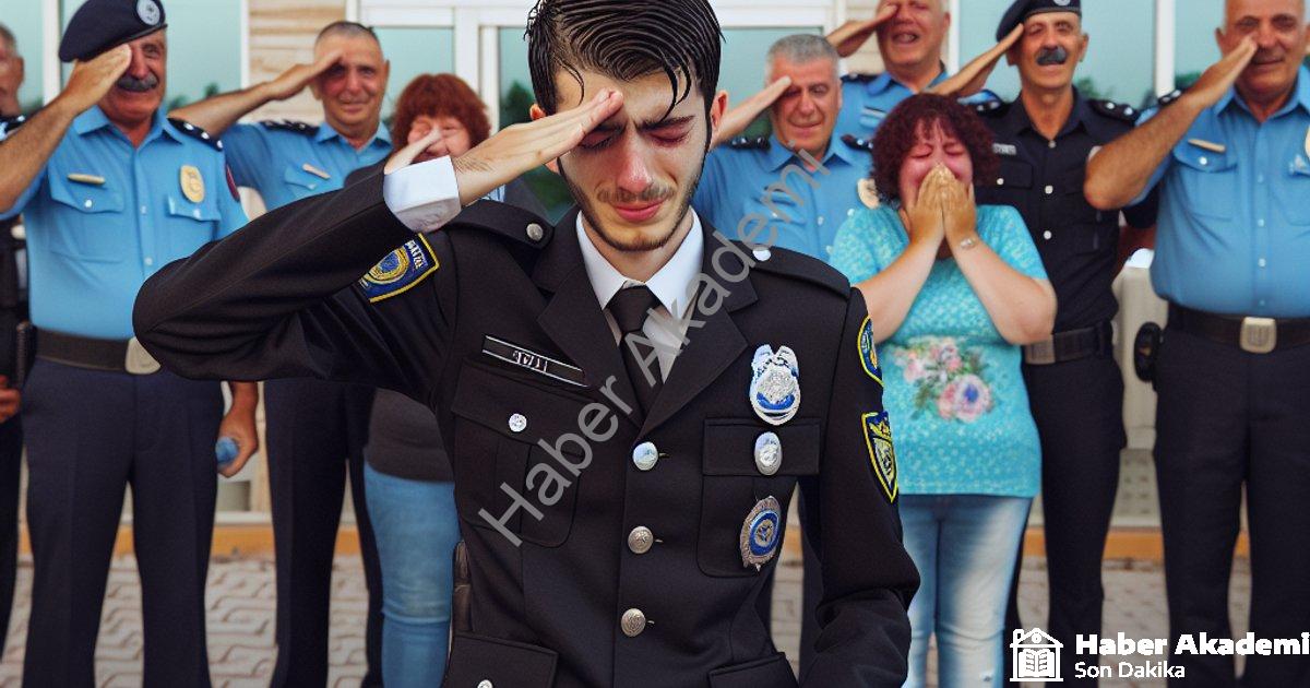"Muğla'da Duygu Dolu Anlar: Engelli Gencin Polislik Hayali Gerçek Oldu" başlıklı haber için fotoreal