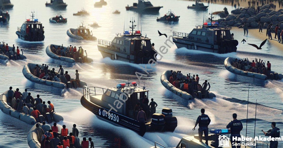 "İzmir Sahillerinde Hareketli Saatler: 120 Düzensiz Göçmen Hakkında İşlem Yapıldı" başlıklı haber iç