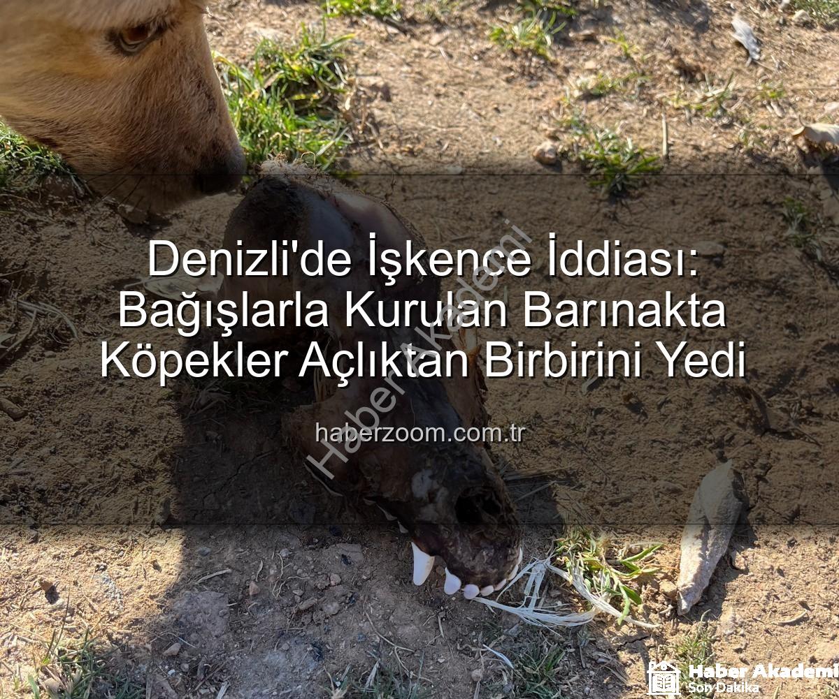 Denizli'de Tüyler Ürperten İstismar: Sözde Barınakta Köpekler Açlıktan Birbirini Yedi, Bağışlar Çöpe Atıldı