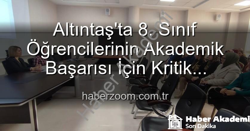 ortaokul başarısı - Altıntaş'ta Ortaokul Başarısı Zirvede: Yeni Stratejiler ve Öğretmen Görüşleri Değerlendirildi