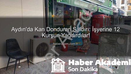 Aydın’da İşyerine Silahlı Saldırı: Gece Yarısı 12 Kurşunla Dehşet Saçtılar!