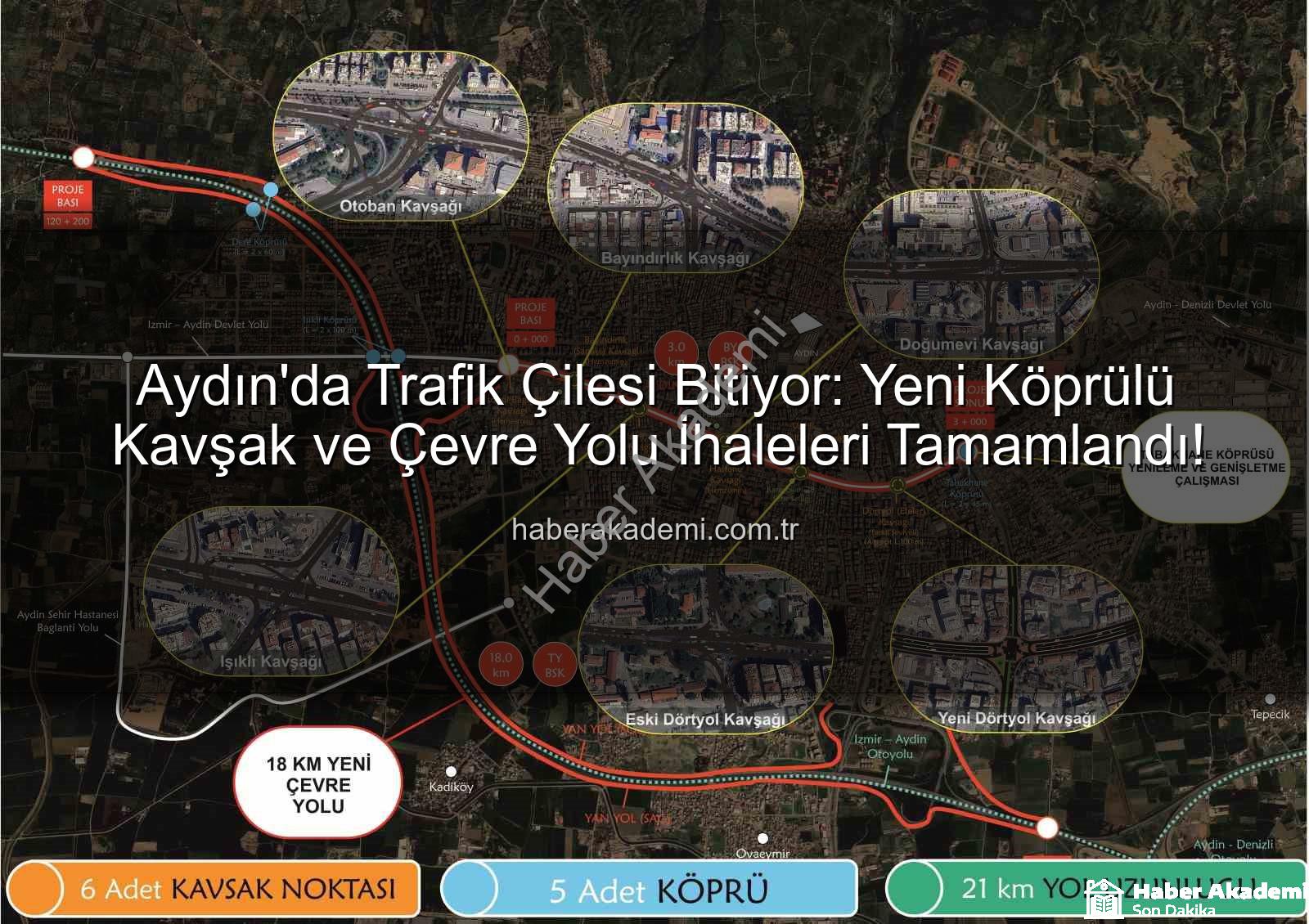 aydın trafik - Aydın'da Trafik Çilesi Bitiyor: Yeni Köprülü Kavşak ve Çevre Yolu İhaleleri Tamamlandı!